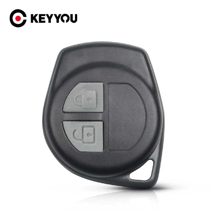 KEYYOU новый корпус автомобильного ключа для Suzuki Key Swift Grand Vitara SX4 Liana Aerio Jimny Key с 2-кнопками, чехол для брелока без лезвия Стартеры