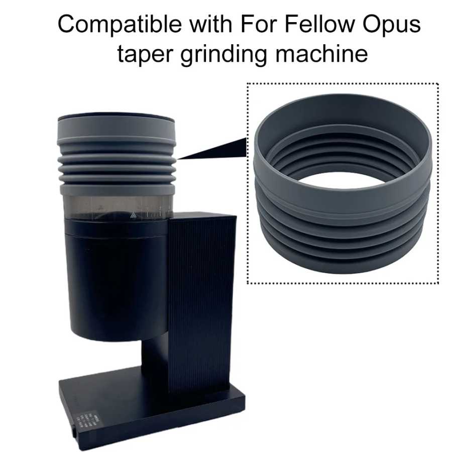 1 шт., силиконовый сильфон для кофе для кофемолки Fellow OPUS, 12*12*7 см, бункер для кофе эспрессо, сильфон, детали для кофеварки эспрессо Запчасти для бытовой техники