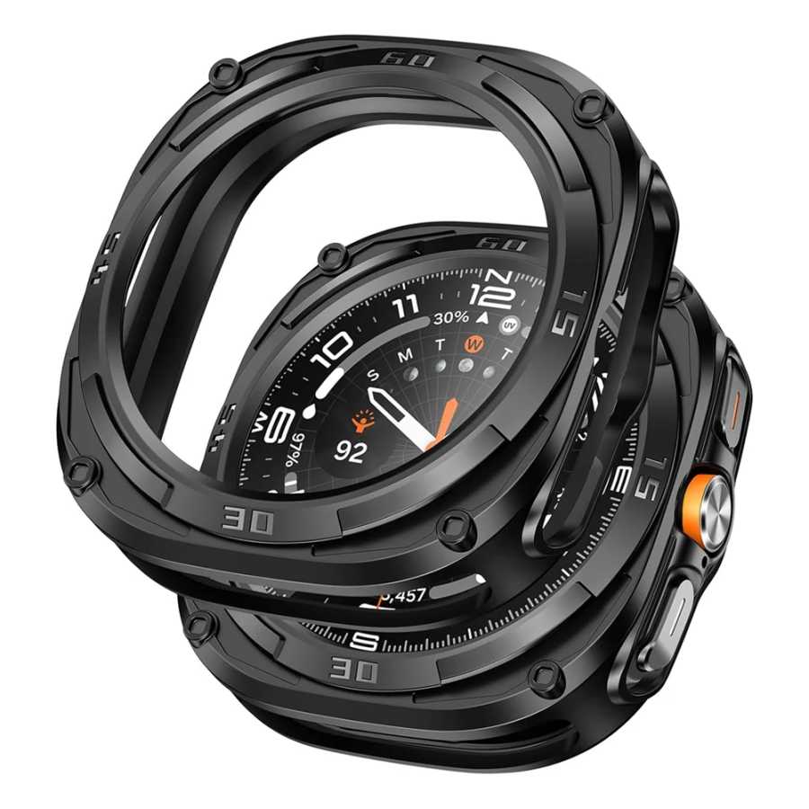 Защитная пленка для экрана Samsung Galaxy Watch Ultra, чехол 47 мм, аксессуары, жесткая рамка, защитный бампер, чехол для Galaxy Watch Ultra 2025 Аксессуары для часов
