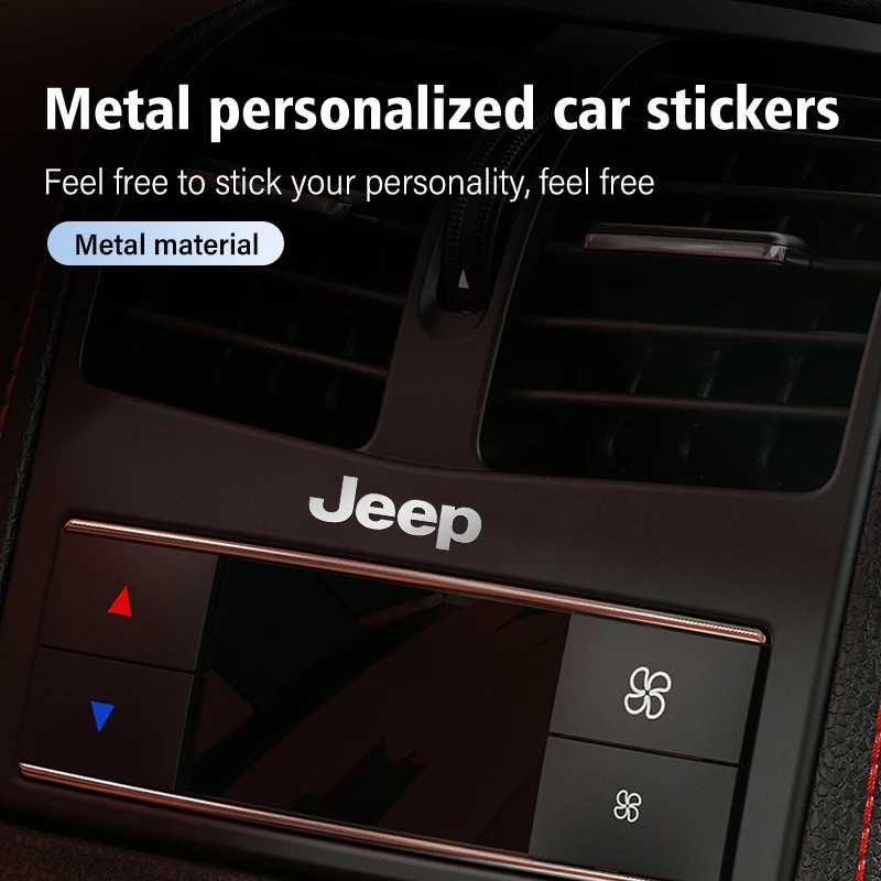 Фотография №3 товара Для Jeep 3D металлические автомобильные креативные наклейки водонепроницаемые наклейки аксессуары