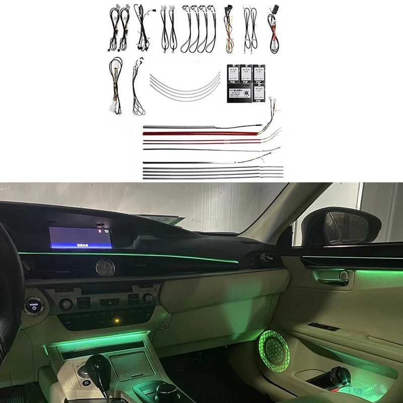 Декоративная светодиодная лента на руль для Lexus ES 2013-2017 Автомобильные фары