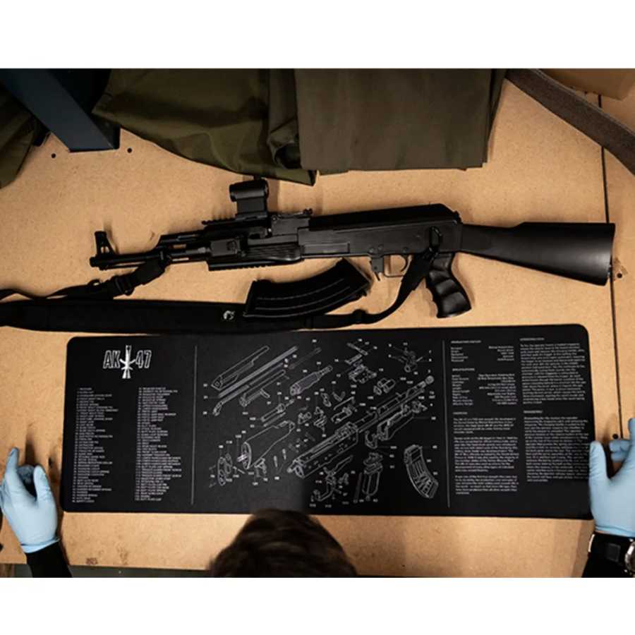 Фотография №1 товара AR15 AK47 Резиновый коврик для мыши с пистолетом для пистолета