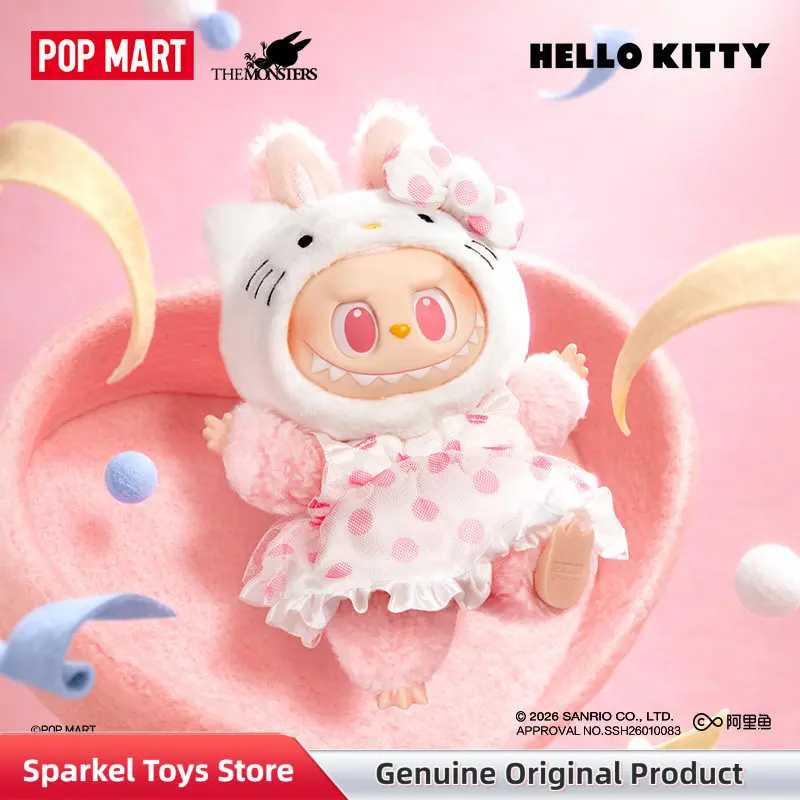 Фотография №2 товара POPMART The Monsters Sanrio Characters Vinyl Plush Pendant Blind Box