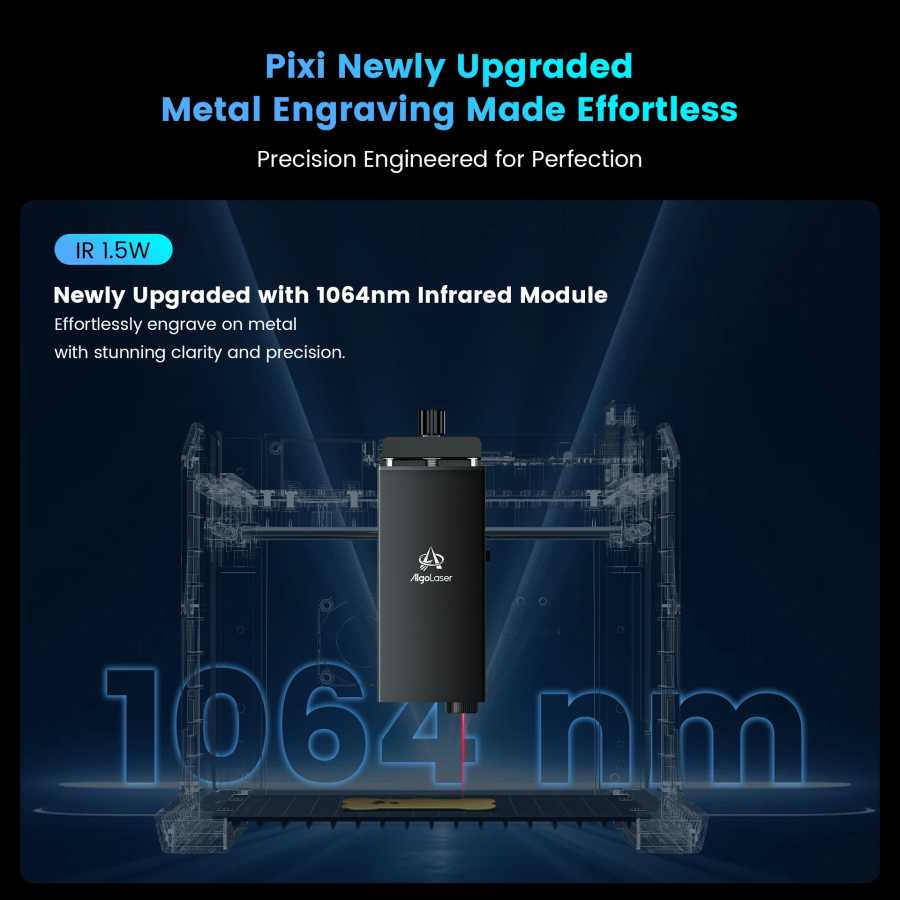 Фотография №4 товара AlgoLaser PIXI 1064nm1W с автономным управлением Wi-Fi 1064nm инфракрасный лазерный
