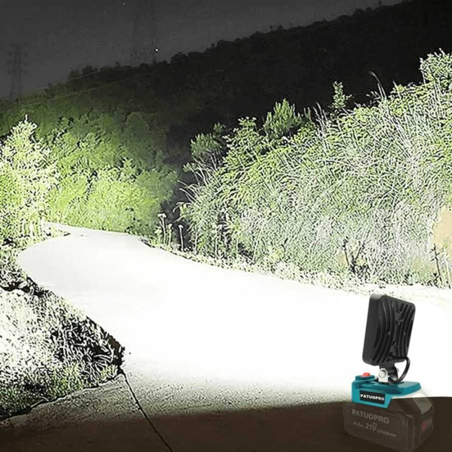 Фотография №4 товара 53 светодиодный беспроводной рабочий фонарь, портативный домашний прожектор, ручной перезаряжаемый
