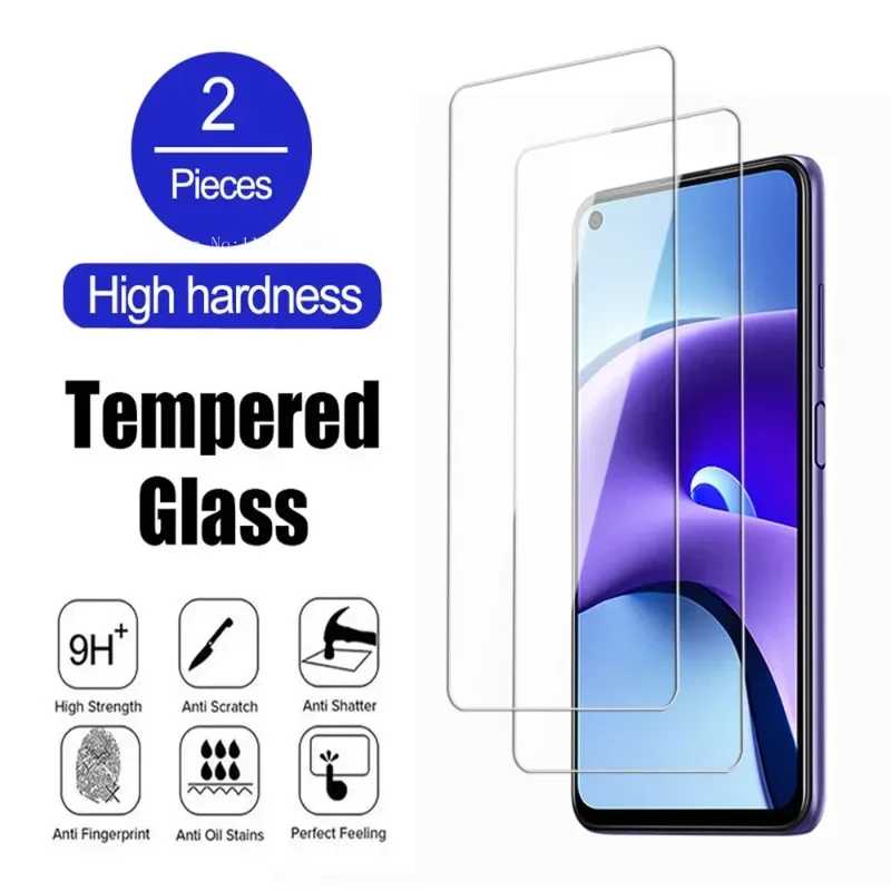 2 шт. закаленное стекло для Xiaomi Redmi Note 13 12 11 10 9 8 Pro 11S 12S 13R Защитная пленка для экрана Redmi 13C 12 10A 9C 8A Стеклянная пленка 