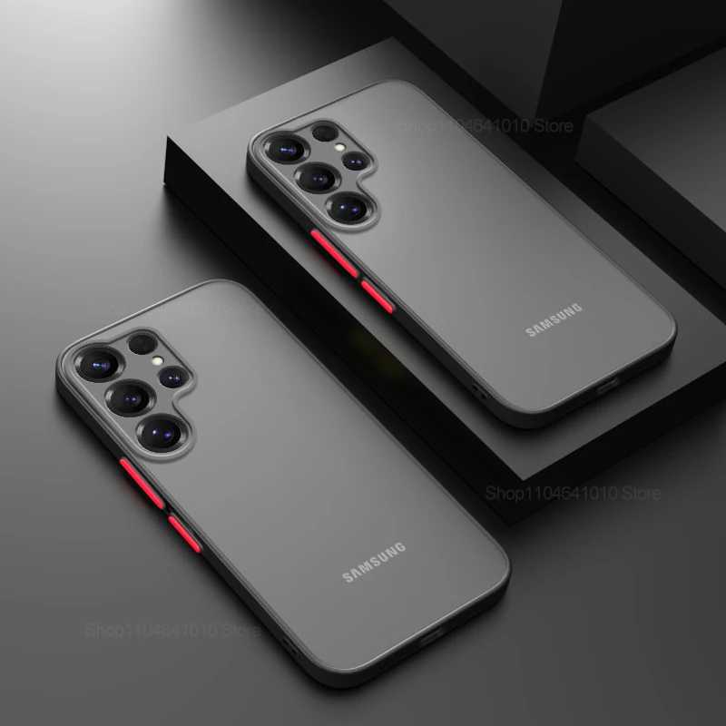 Чехол для Samsung Galaxy S26 Ultra/ Самсунг Галакси С26 Ультра, Мягкий противоударный матовый чехол из ТПУ для Samsung Galaxy S26 S25 S24 S23 S25 Ultra Plus, прозрачная жесткая задняя крышка-бампер Чехлы и чехлы для мобильных телефонов