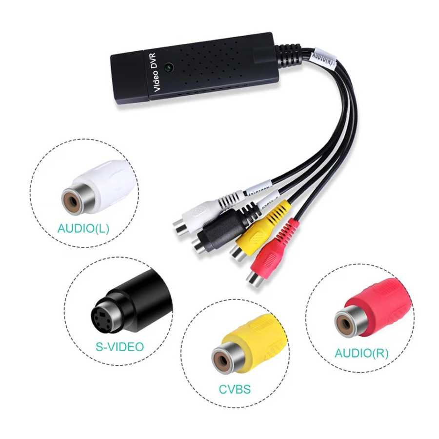 Фотография №1 товара Карта захвата видео USB Easy Cap VHS VCR Mini DV