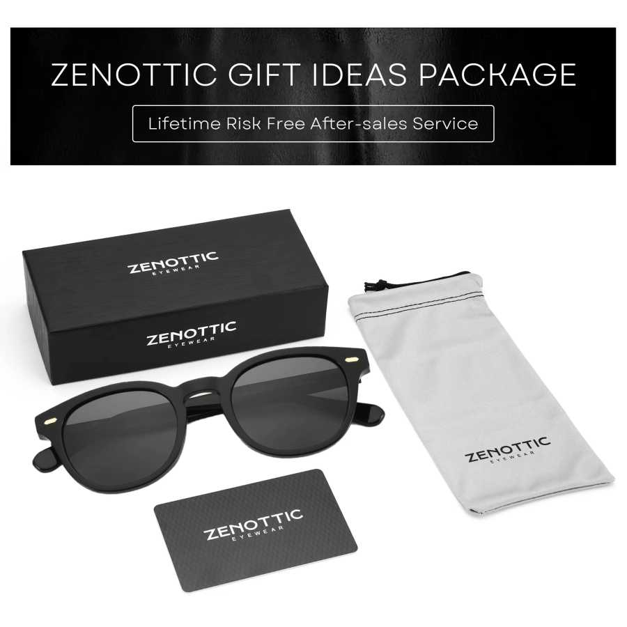 Фотография №5 товара ZENOTTIC популярные поляризационные солнцезащитные очки по рецепту для женщин с