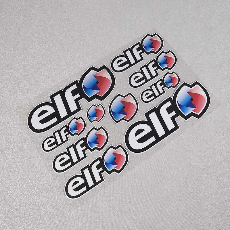 Фотография №3 товара Наклейки на мотоцикл Elf Oil, набор с логотипом мотоцикла и