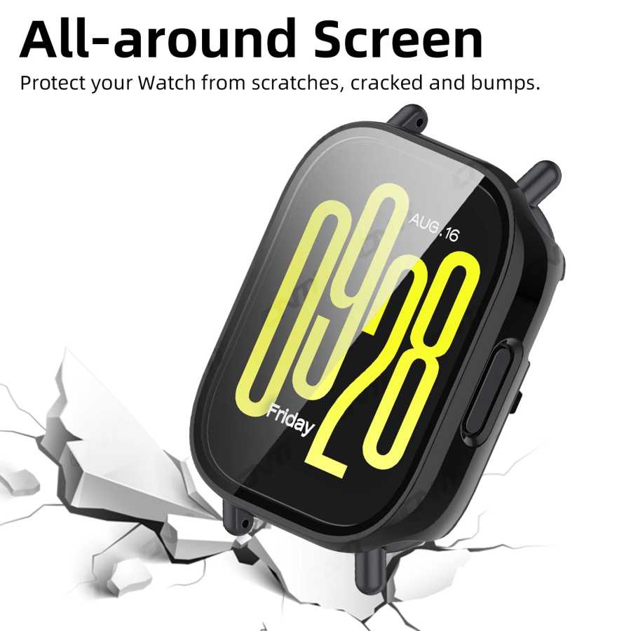 Фотография №4 товара Чехол для Redmi Watch 5 4 Active/Lite с защитным стеклом