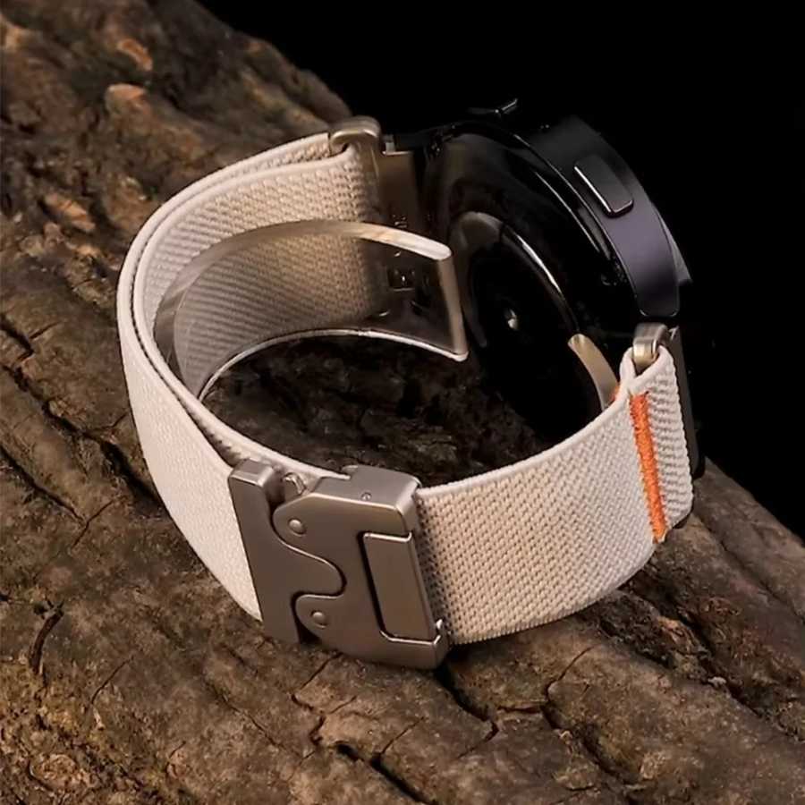 Фотография №4 товара Нейлоновый парашютный ремешок 20/22 мм для Garmin Forerunner 255 265