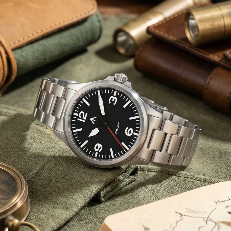 Фотография №3 товара Мужские кварцевые часы MILITADO ML18 36 мм с механизмом VH31,