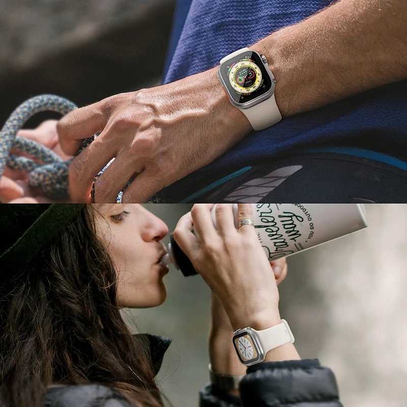 Фотография №4 товара Защитная крышка для экрана Apple Watch 44 мм, 45 мм,