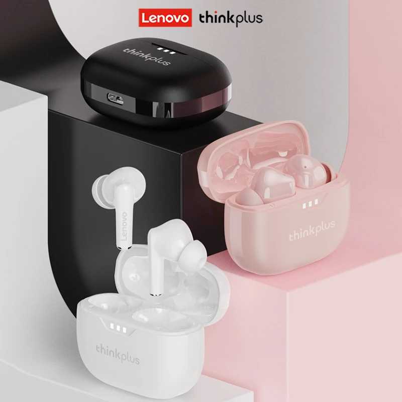 Оригинальные наушники Lenovo, беспроводные Bluetooth 5,3, Hi-Fi стерео наушники с шумоподавлением, спортивные наушники с сенсорным управлением, новый подарок Портативное аудио и видео