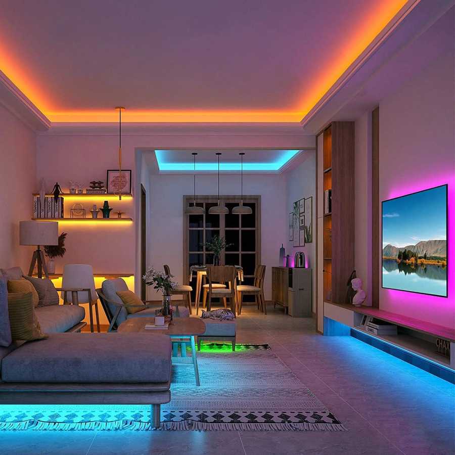Фотография №3 товара Светодиодные ленты RGB с дистанционным управлением Luces Led Room Light