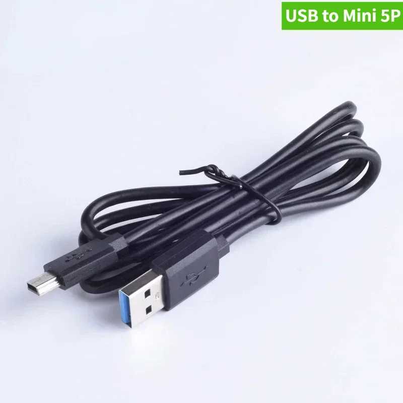 Локоть Mini USB V3 Кабель для передачи данных 5-контактный кабель Mini USB к USB 2.0 Т-портовое зарядное устройство для MP3 MP4-плеер Автомобильный видеорегистратор GPS Цифровая камера Телефоны Аксессуары и запчасти