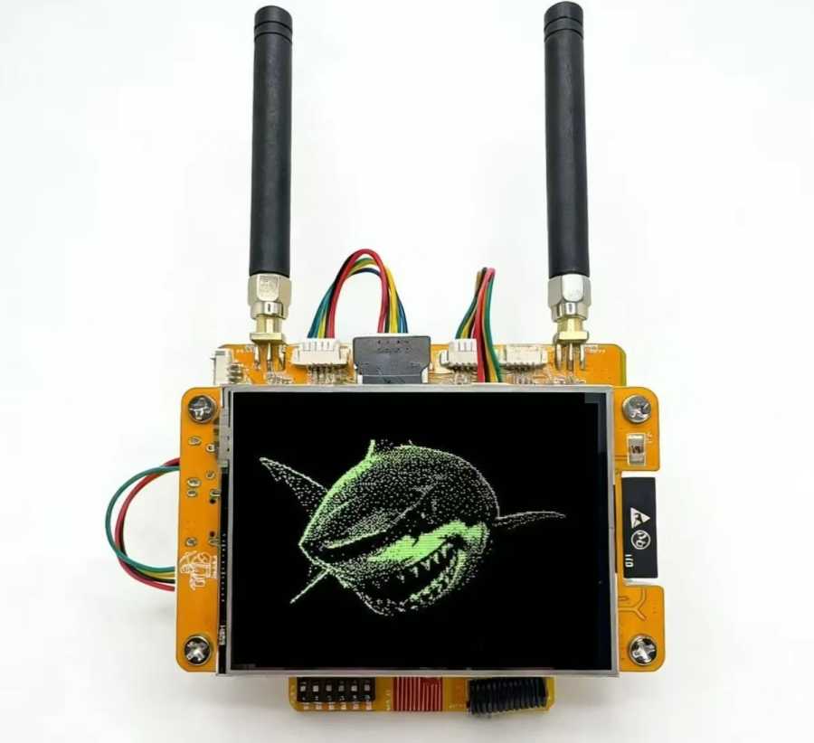 Многодиапазонная RF-модуляция NM-RF-Hat Companion Hat для ESP32-2432S028 Bruce CYD CC1101 nRF24 PN532 IR TX/RX 433M OOK с управлением питанием и слотом для TF-карты Компьютерные комплектующие