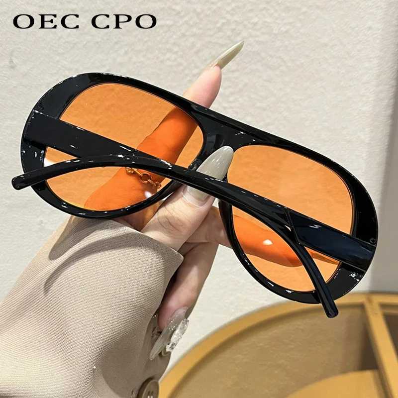 Фотография №2 товара OEC CPO модные солнцезащитные очки-пилоты с двойными мостами, женские солнцезащитные