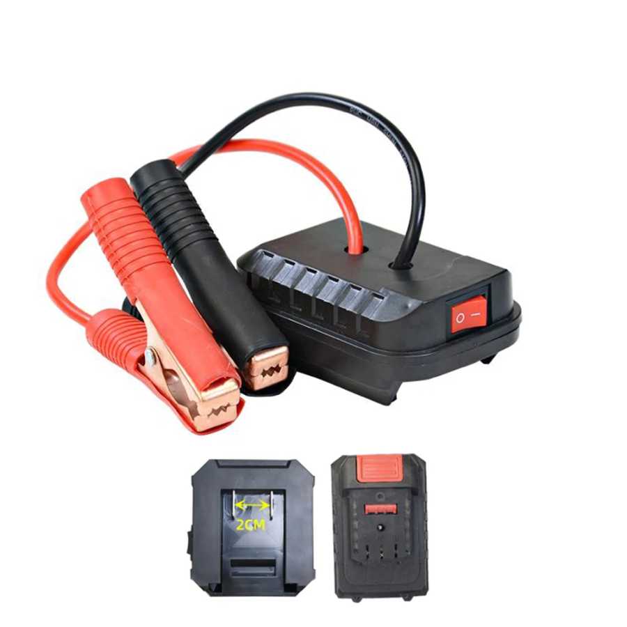Для Makita двойной USB-порт для зарядки автомобильный аккумулятор стартер литиевый аварийный аккумулятор с утолщенными медными зажимами Инструменты для обслуживания автомобилей