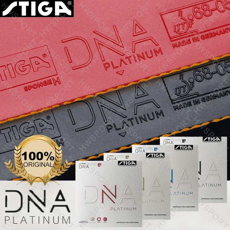 STIGA DNA PLATINUM Series Накладка для настольного тенниса Профессиональная нелипкая резиновая простыня для пинг-понга, сделано в Германии Спортивные ракетки