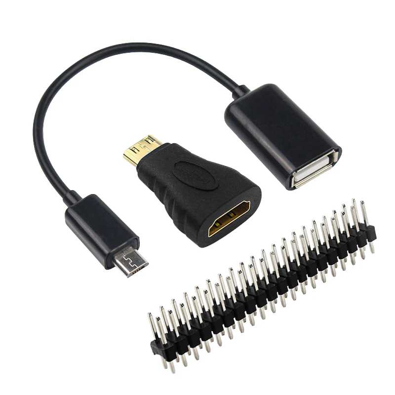 Фотография №5 товара USB-адаптер OTG Raspberry Pi Zero, совместимый с Mini HDMI конвертер