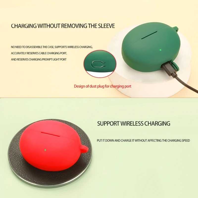 Фотография №2 товара Гибкий защитный чехол для OnePlus Buds 4, беспроводные наушники, мягкий