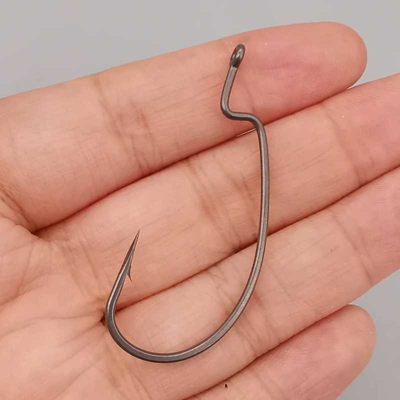 Фотография №4 товара LUREHOLIC PTFE суперскользящий офсетный крючок для штатива Техасская съемка из