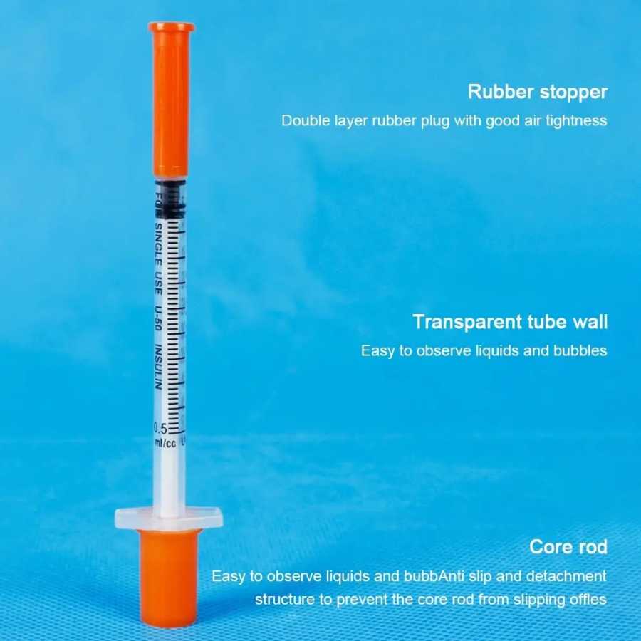 Фотография №3 товара 10 шт., одноразовый ветеринарный шприц, 1 мл