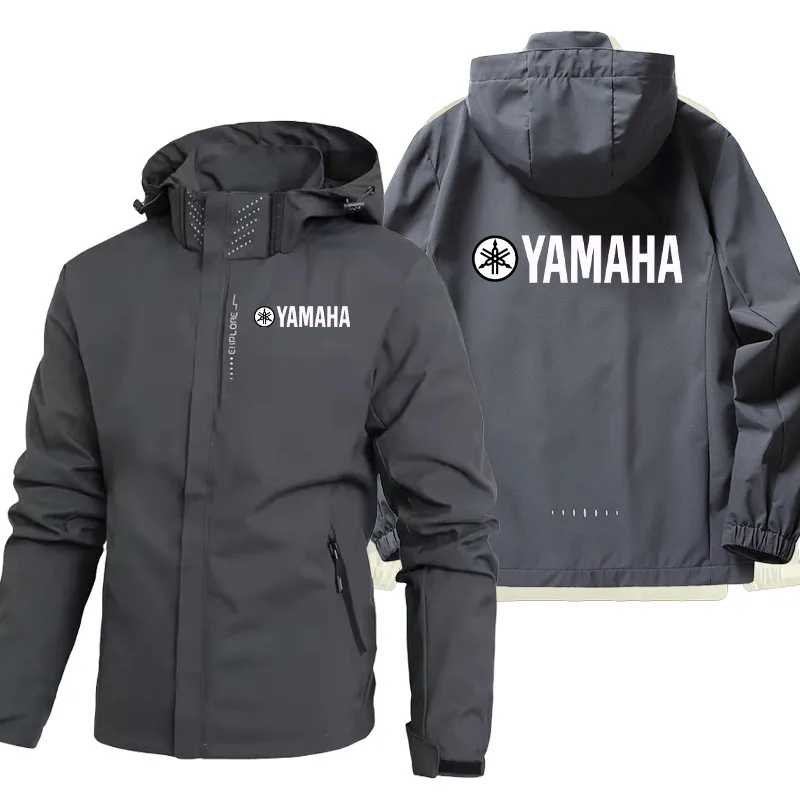 2026 Yamaha, новая водонепроницаемая куртка для внедорожного мотоцикла, мужская и женская куртка Yamaha с логотипом для спорта на открытом воздухе, куртки на молнии с капюшоном, пальто Пальто и куртки