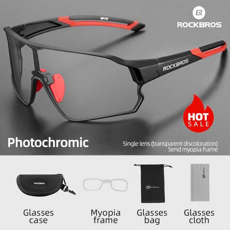ROCKBROS велосипедные очки фотохромные MTB очки для шоссейного велосипеда UV400 защитные солнцезащитные очки уличные очки спортивные очки оборудование Велоспорт