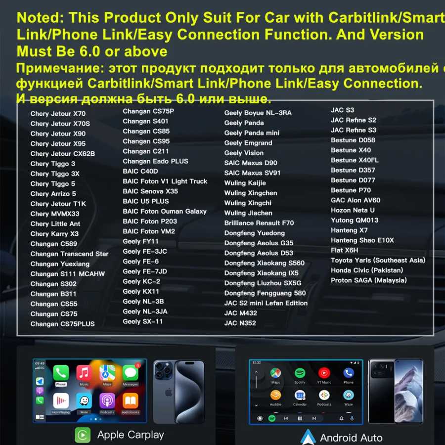 Фотография №1 товара CARABC Carbitlink к беспроводной автомобильной навигации CarPlay Smart Carbit link