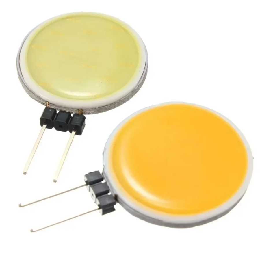 Фотография №2 товара Светодиодная лампа G4 COB DC12V 5W 7W, теплый белый свет,