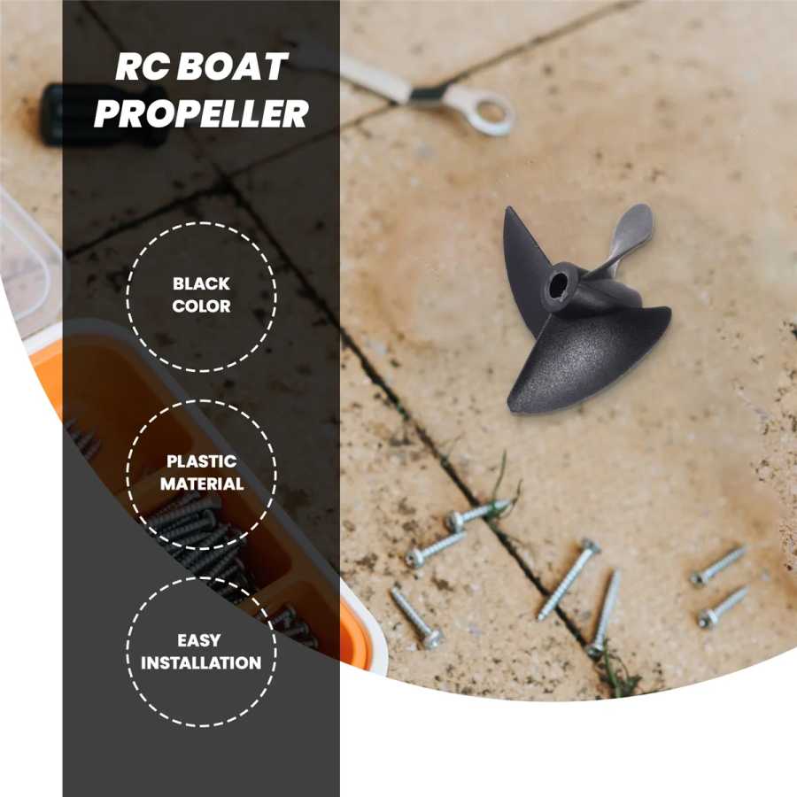 Фотография №1 товара P40D47 три лопасти RC лодка Лопастной пропеллер для бесщеточного двигателя