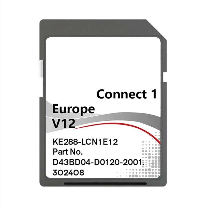 2022 Connect 1 LCN1 V12 Обновление карты SD-карты памяти Европа Великобритания Plug and Play для Nissan Qashqai Juke Note Car Sat Nav Видеоигры и аксессуары