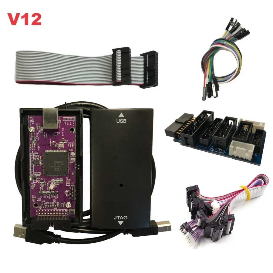 Для J-LINK JLink V12 J LINK V12 Эмулятор Отладчик Jtag Swd Программатор ARM STM32 MCU Отладочный адаптер Инструмент Полный набор Обновление онлайн Инструмент для ремонта автомобилей