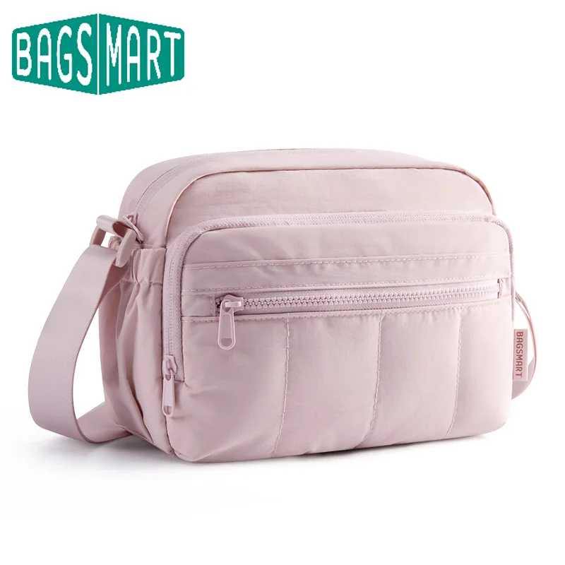 BAGSMART сумки на плечо женские повседневные мягкие сумки-бродяги через плечо однотонные портативные женские дорожные сумки сумки сумка-мессенджер Хранение и порядок