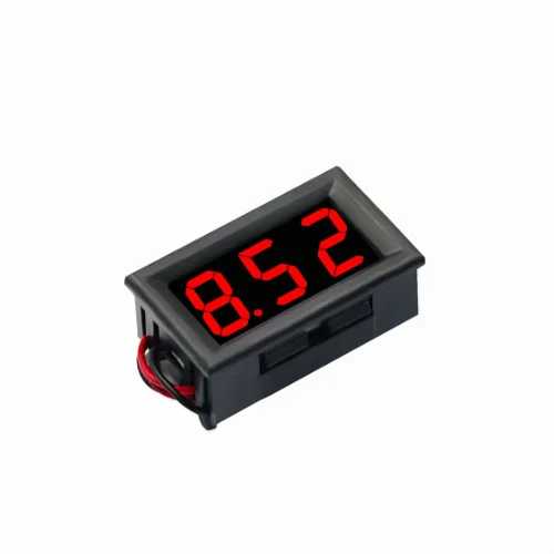 Цифровой вольтметр 0,56 дюйма, от 5 В до 120 В постоянного тока, красный/синий/зеленый для электромобилей 5 В, 120 В, мотоциклов, лодок Оборудование для производства электроники