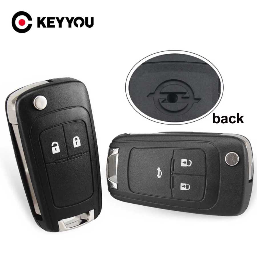 KEYYOU 2 3 4 5 кнопок складной чехол для дистанционного ключа для Opel Vauxhall Corsa Astra Vectra Zafira Omega HU100 без вырезанного лезвия Стартеры