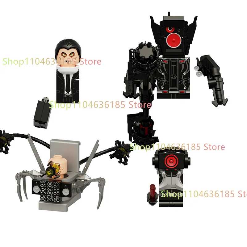 Фотография №4 товара Новые фигурки KDL SWAT Skibidi Toilet Man, аниме-блоки, игрушки TvMan