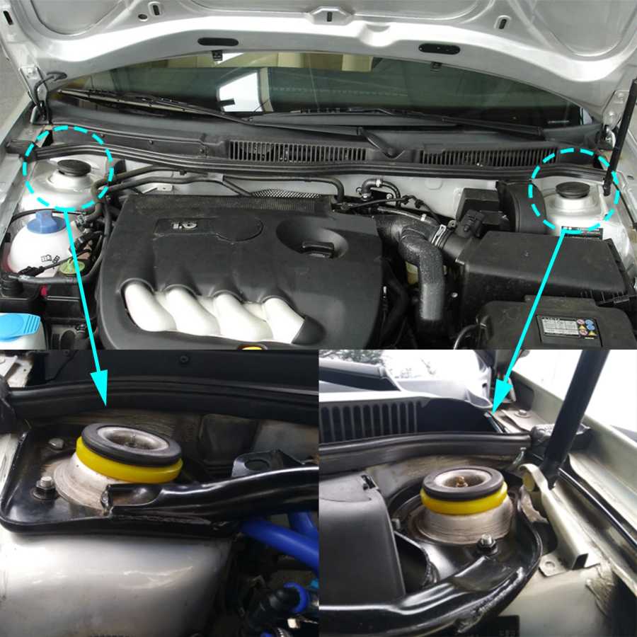 Фотография №1 товара 2 шт. амортизирующее резиновое кольцо для VW Golf MK4 Jetta
