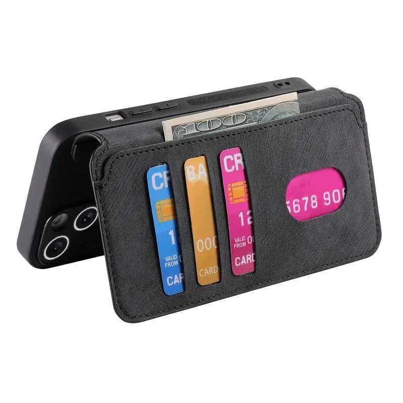 Фотография №5 товара for Magsafe Flip Leather Cover For Xiaomi 14T Pro Removable