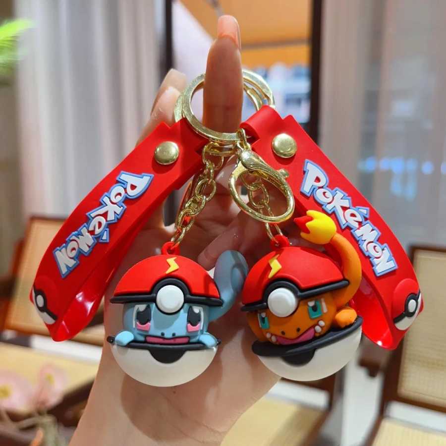 Фотография №2 товара Идея подарка покемона — брелок Pikachu Poké Ball. Рассеянный подарок