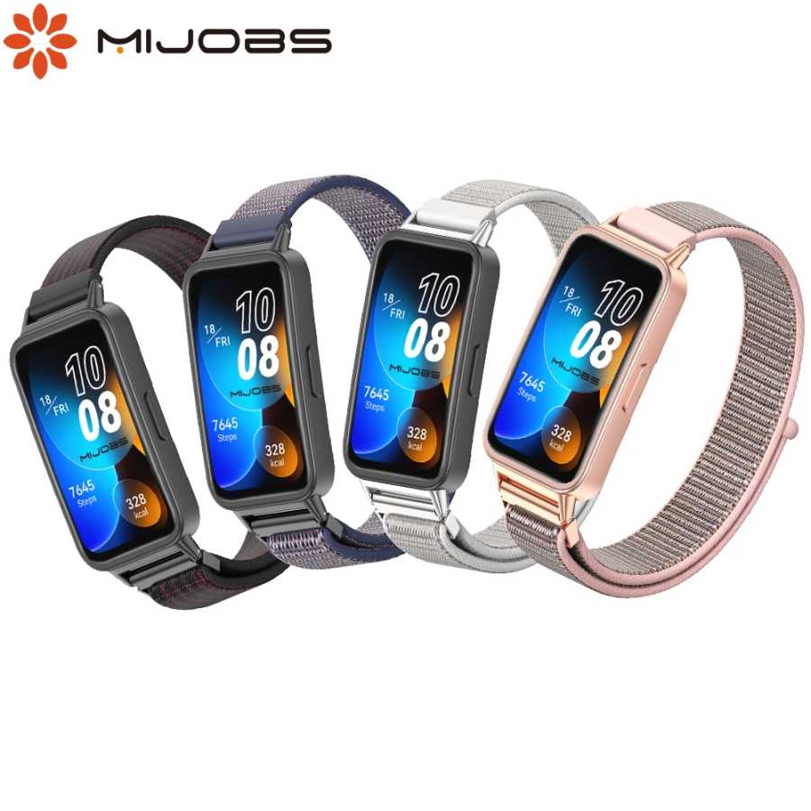 Ремешок для Huawei Band 11 Pro / 11 / 10 / 9 / 8 смарт-браслетов глобальная версия, сменный ремешок для часов, нейлоновый браслет с петлей Умная электроника