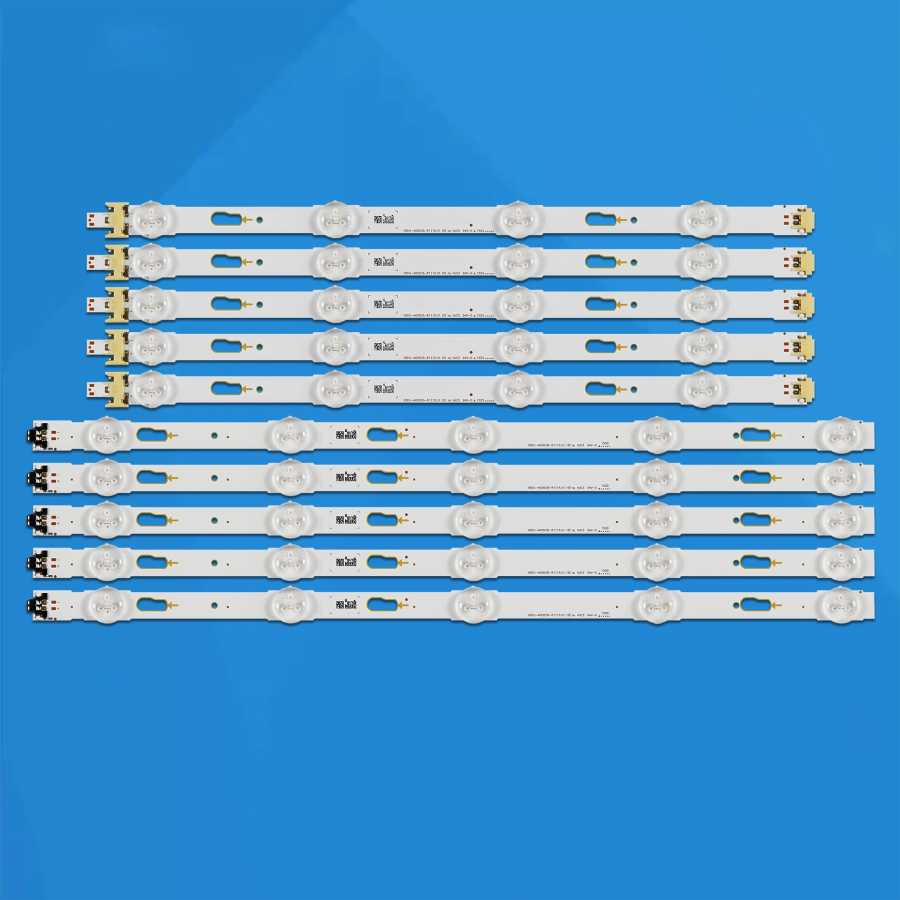 Светодиодная панель для Samsung UE40KU6000K, 10 шт, UE40JU6400K, UE40JU6400U, UE40MU6105K, UE40KU6100K, UE40KU6100W, UE40MU6100K, UE40JU6000K Крупная бытовая техника