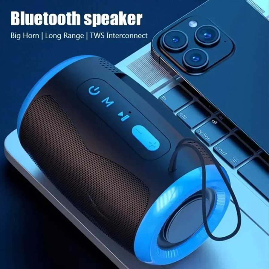 Задоволенный портативный динамик, беспроводные Bluetooth-колонки со стереофоническим диском 5,3, FM/SD/USB/режим Aux, водонепроницаемые для вечеринок, Hi-Fi звук, A Доступ к автоматизации здания