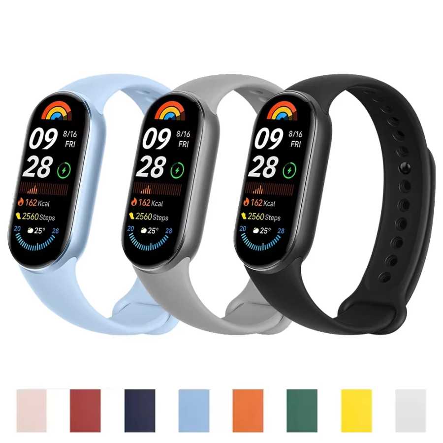 Фотография №1 товара Мягкий силиконовый чехол для Xiaomi Mi Band 10 9 8,