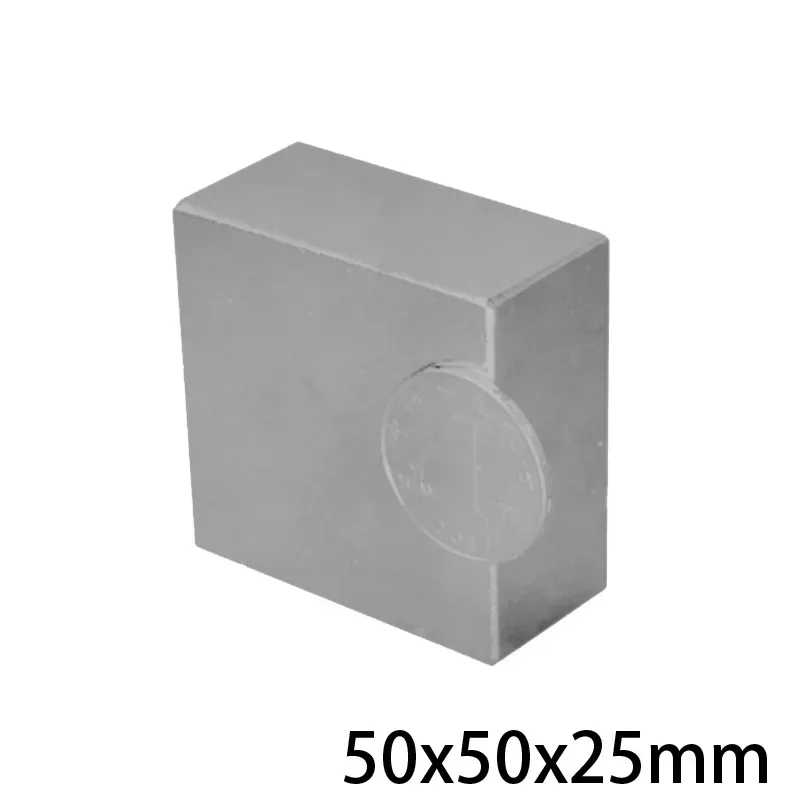 Фотография №3 товара N52 50x50x25 мм неодимовый прямоугольный счетчик воды, стержневой блок, сильные