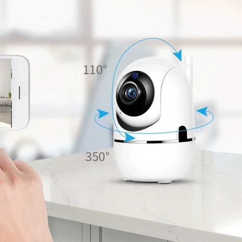 Фотография №5 товара Новая мини-камера для умного дома с автослежением, Wi-Fi IP-камера 1080P