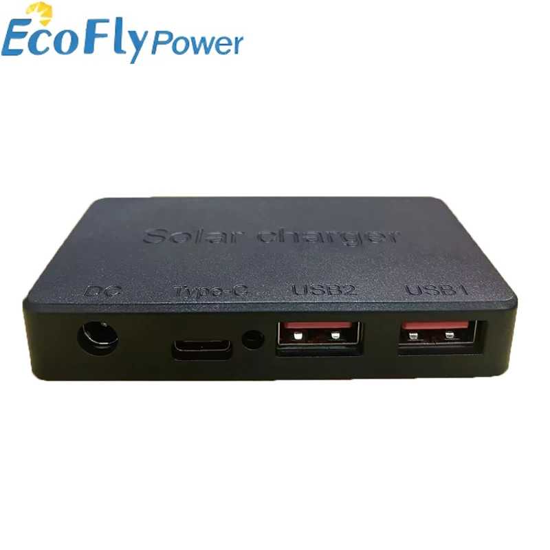 Модуль зарядного устройства &laquo;сделай сам&raquo;, двойной солнечный контроллер USB Type-C QC2.0 3,0, стабилизатор солнечной панели с быстрой зарядкой Электрика